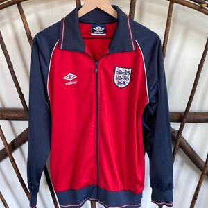 England. Umbro. Zip warm up: